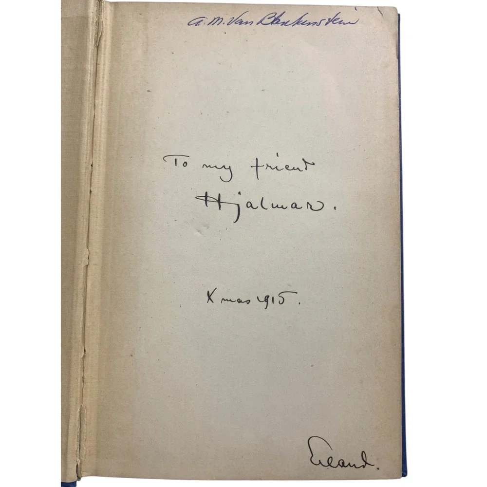 August Strindberg Inferno Tredje Upplagan Swedish Novel Hardcover Book‎